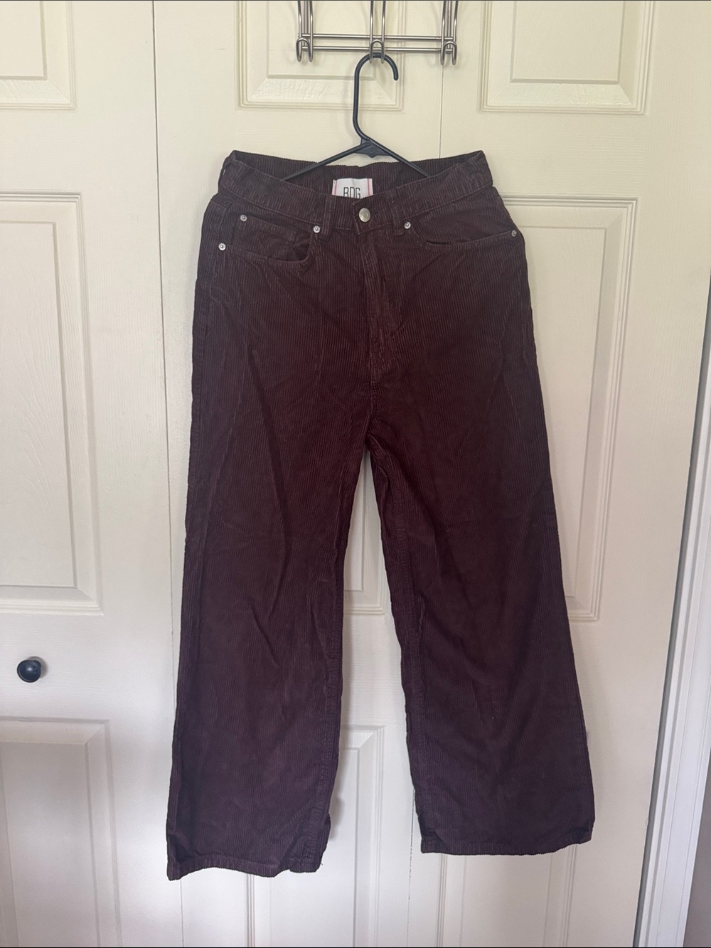 BDG High and wide corduroy brown pants size 28